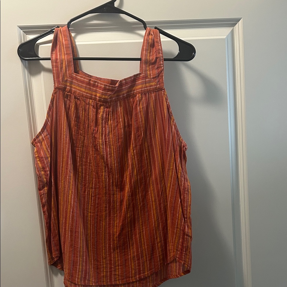 Universal Thread Multicolor Striped Tank Top